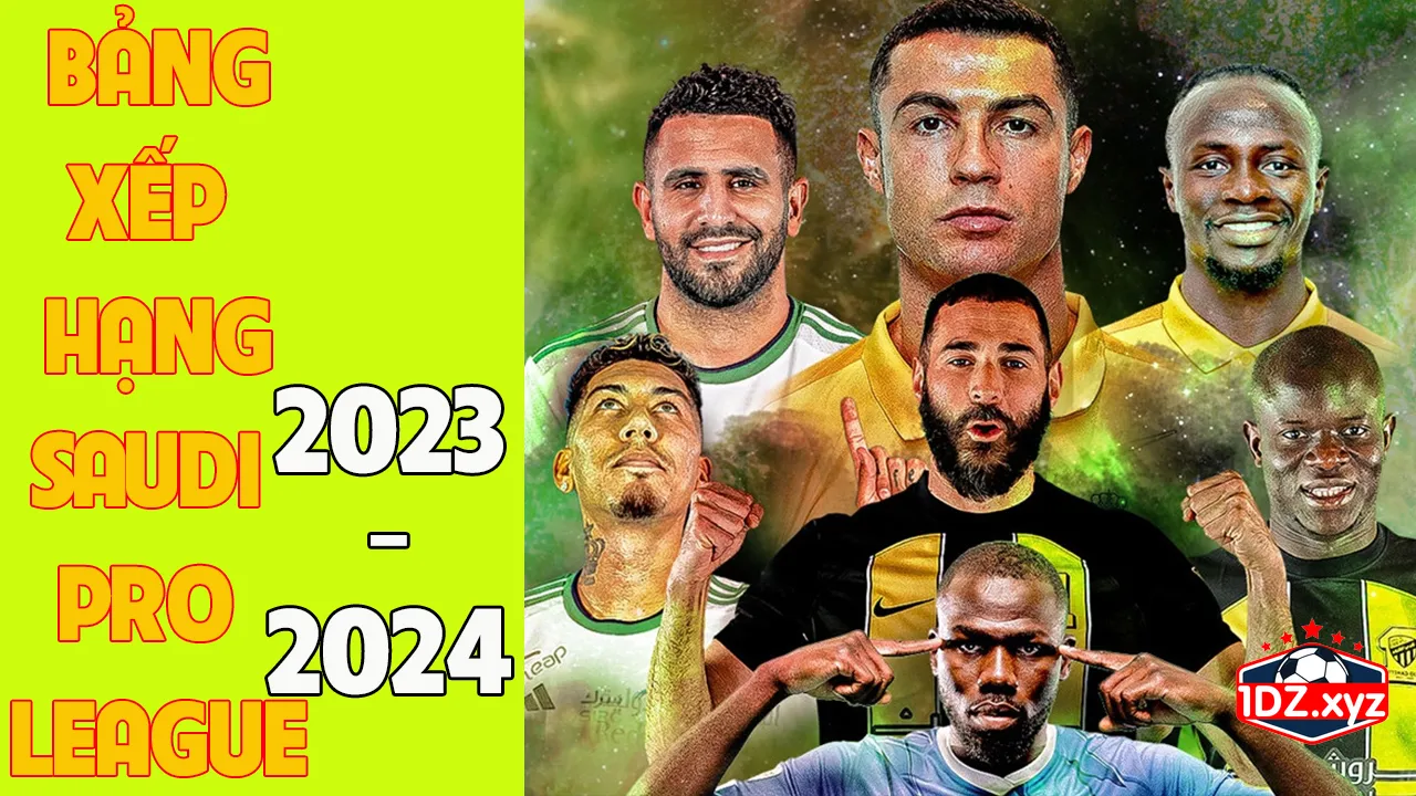 Bảng xếp hạng Saudi Pro League 2023/2024