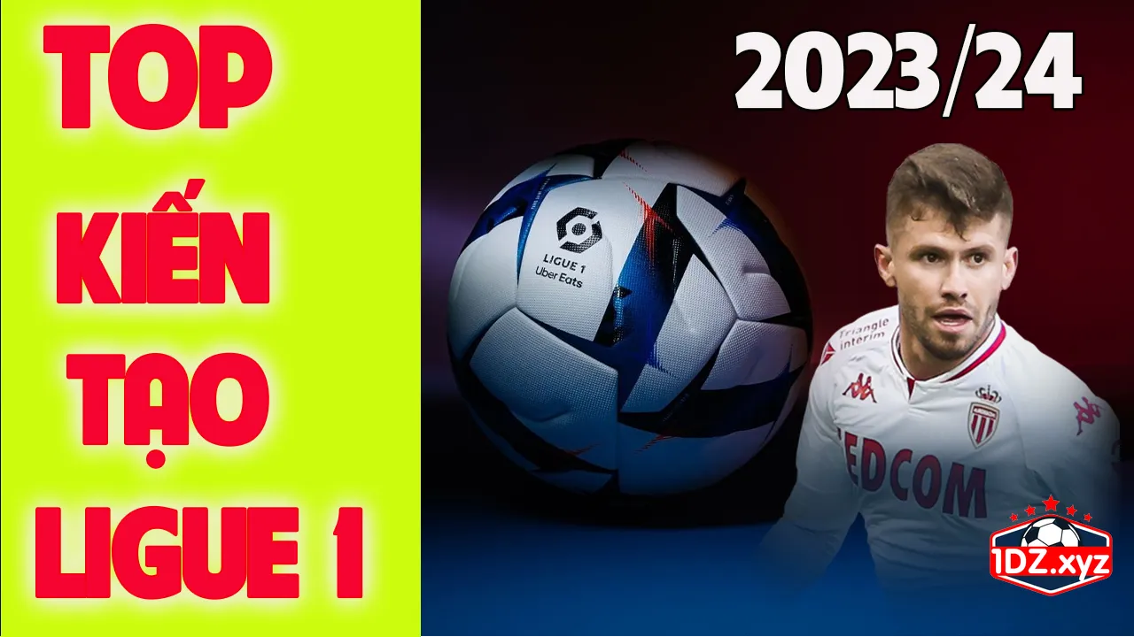 Top kiến tạo Ligue 1 - Kỷ lục kiến tạo bóng đá Pháp 2023/2024